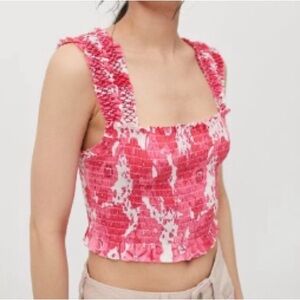 Urban Outfitters smocked tank